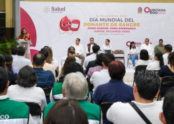 Destaca Mara Lezama la importancia de donar sangre para salvar vidas como un acto de amor, generosidad y empatía