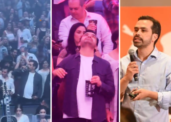 Graban a Álvarez Máynez en estado inconveniente en concierto de Carín León