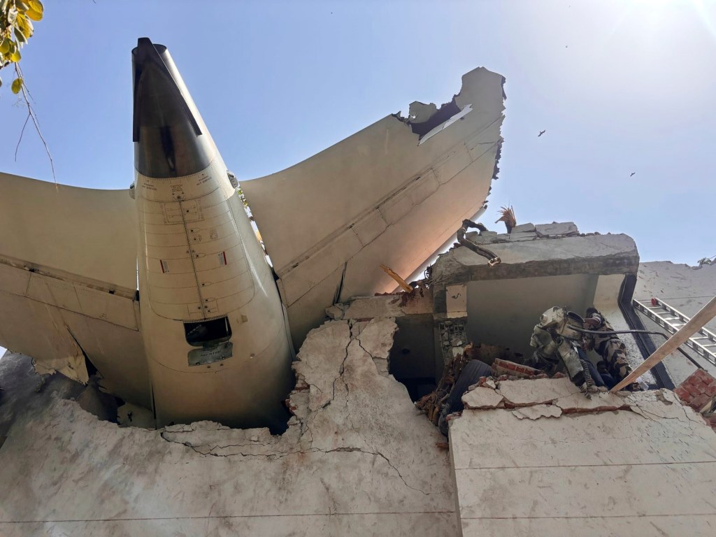 Accidente aéreo en India