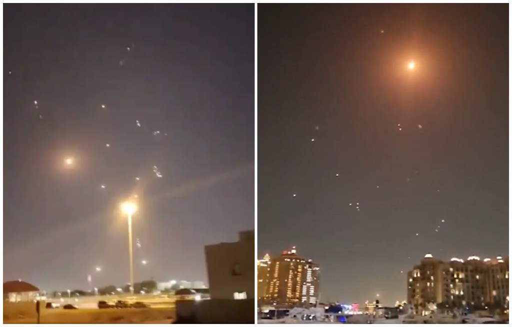 Irán bombardea base militar de EE.UU. en Qatar; reportan lanzamiento de seis misiles balísticos, pero defensas aéreas los repelieron
