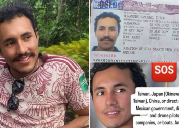 Joven mexicano desaparece en Taiwán; mandan fichas de búsqueda a Japón y China