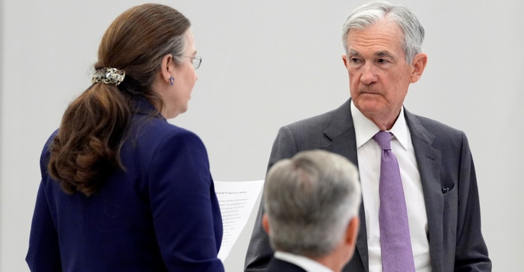 Jerome Powell, presidente de la Fed. Existen dudas en la Fed acerca del recorte de las tasas de julio