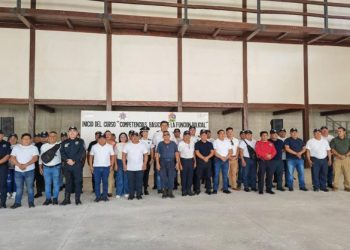 Pone en marcha SESESC curso de Competencias Básicas de la Función Policial en Felipe Carrillo Puerto