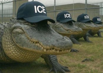 Protestan en EE.UU. contra cárcel migratoria ‘Alligator Alcatraz’