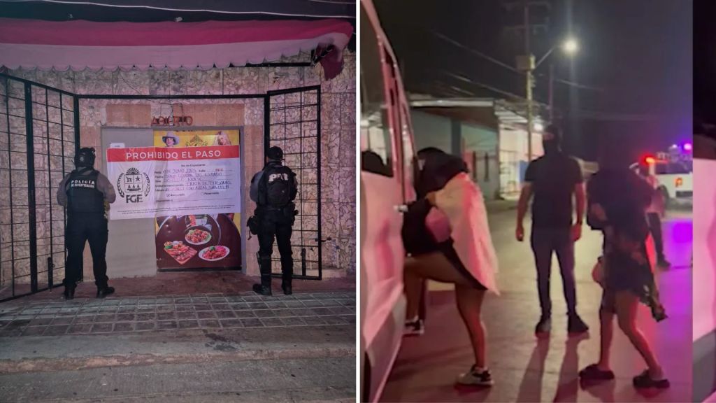 Doce mujeres víctimas de trata y prostitución fueron rescatadas durante un operativo policial en la Supermanzana 228 de Cancún