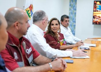 Revisa Mara Lezama con el titular de SADER, Julio Berdegué Sacristán, acciones en favor del campo con prioridad en el sector cañero quintanarroense