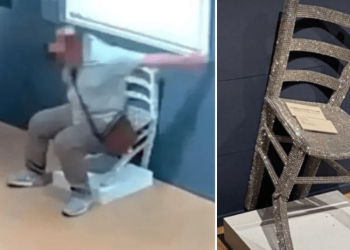 Turista rompe silla de diamantes Swarovski inspirada en Van Gogh (VÍDEO)