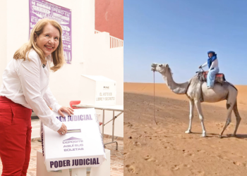 🐪 La 4T recorriendo el mundo entre lujos, ahora Ministra de la SCJN en camello durante periodo de austeridad