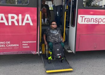 Transporte inclusivo en Playa del Carmen apoya torneo nacional de deporte adaptado