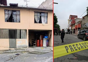 🔥VIDEO// Explosión por gas en Tultitlán deja un muerto y varios heridos