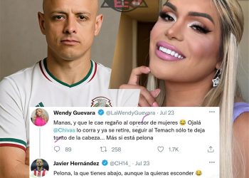 Wendy Guevara desmiente haber criticado a Chicharito en redes sociales
