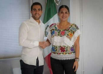 Estefanía Mercado, Gino Segura, Playa del Carmen, Quintana Roo, compromiso político