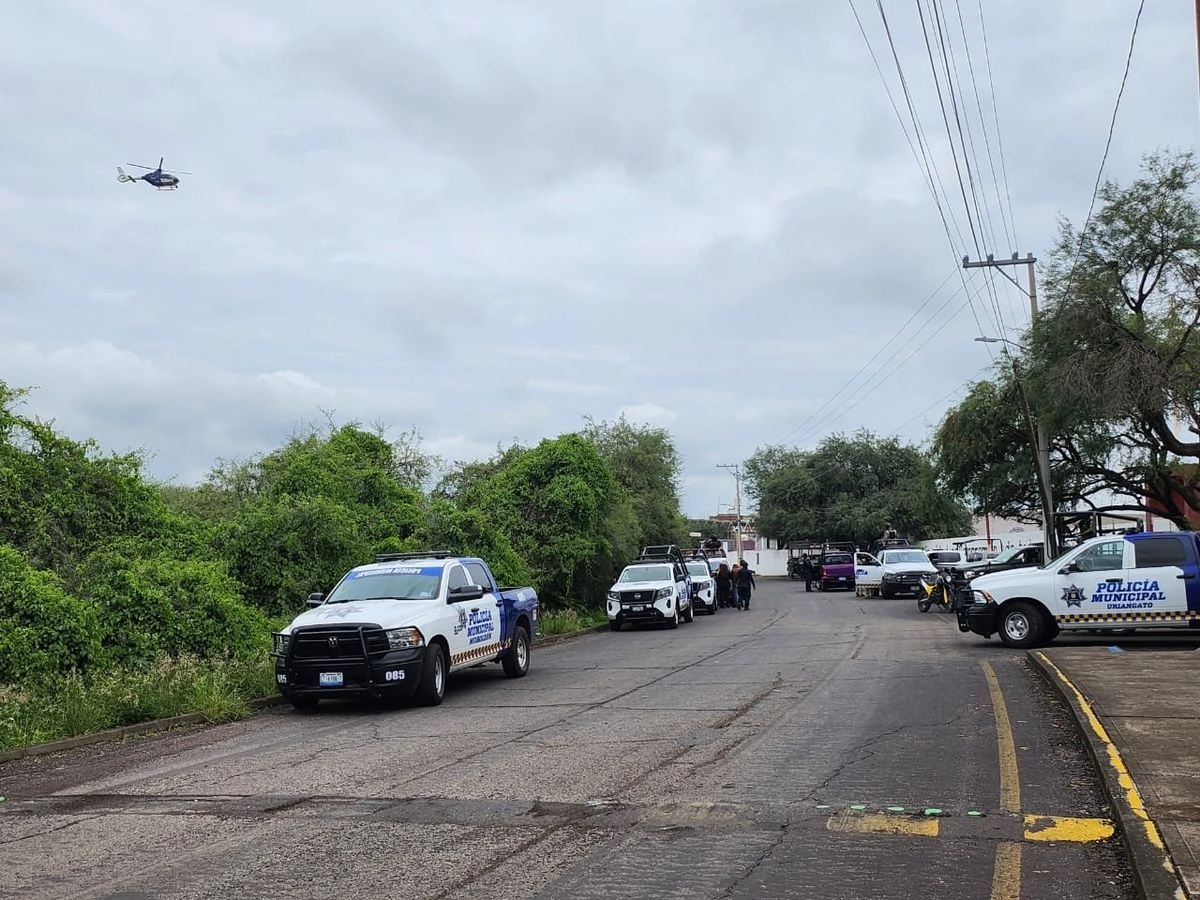 ataque con dron en Uriangato, explosivo lanzado por dron, policía atacada en Guanajuato