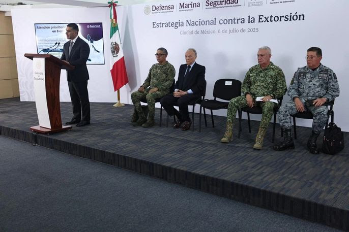 estrategia nacional contra la extorsión, plan contra la extorsión México, extorsión en México 2025
