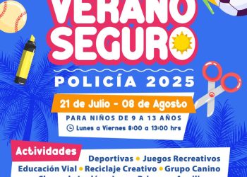 Curso de verano “Verano Seguro, Policía 2025” refuerza la prevención del delito en Cancún