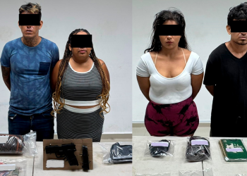 Detienen a cuatro personas en Cancún por presunto narcomenudeo