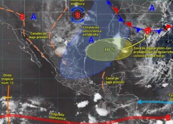 Lluvias intensas azotarán el occidente, sur y sureste de México