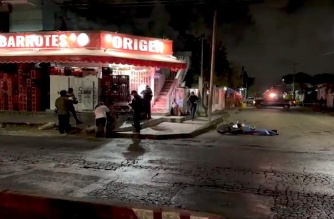 Ejecución en Cancún, asesinato en Ruta 5, homicidio en Cancún, motociclista asesinado Cancún