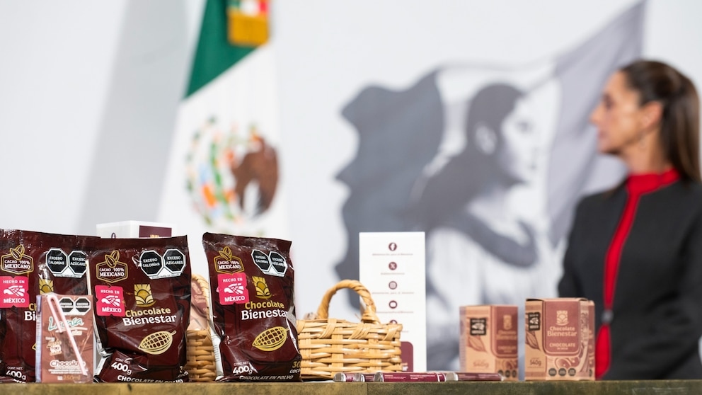 hocolate del Bienestar, chocolate mexicano, cacao Chiapas, cacao Tabasco, Claudia Sheinbaum chocolate