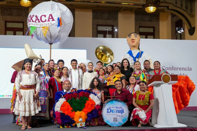 Guelaguetza 2025, Oaxaca Guelaguetza, Sheinbaum Guelaguetza, huracán Erick Oaxaca