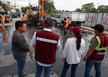 acciones preventivas en Cancún, temporada de lluvias Quintana Roo, desazolve en SM 94