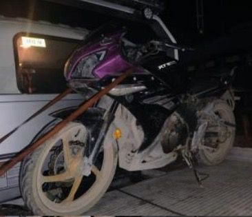 motocicleta recuperada Cancún, robo de vehículos Cancún, motocicleta Italika robada