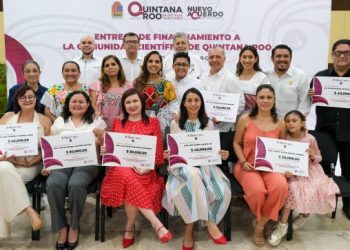 Impulsa Mara Lezama el talento científico al entregar financiamiento a investigadoras e investigadores