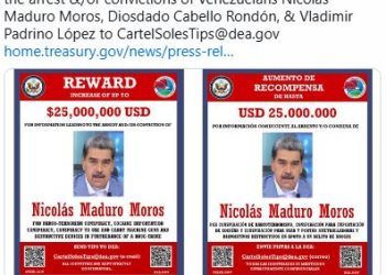 🌍 DEA ofrece 25 mdd por la captura de Nicolás Maduro: nueva ofensiva internacional