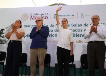 «Claudia Sheinbaum inaugura hospital pediátrico en Culiacán»
