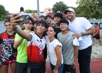 «Ana Paty Peralta cumple con rescate de espacios deportivos en Cancún»