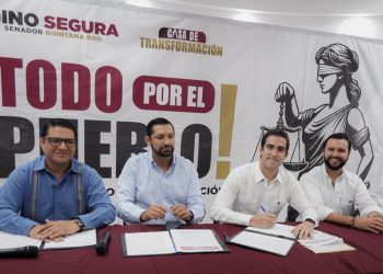 Gino sigue posicionándose rumbo al 2027; ahora firma convenio jurídico para acercar la justicia a todos