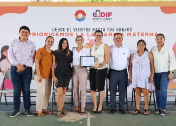 Ana Paty Peralta impulsa la lactancia materna en Cancún