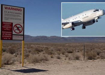 Avistamiento del avión más secreto del mundo sobre Área 51