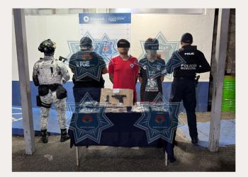 Detenidos en Cancún por delitos contra la salud y portación de arma