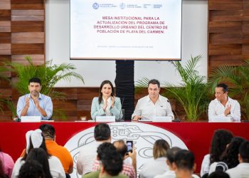 Estefanía Mercado impulsa actualización del Programa de Desarrollo Urbano en Playa del Carmen