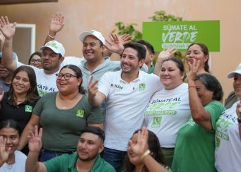«Renán Sánchez Tajonar fortalece el crecimiento del Partido Verde en Quintana Roo»