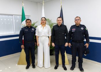 «Estefanía Mercado refuerza compromiso con la seguridad y paz en Playa del Carmen»