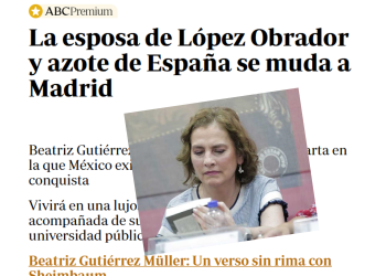 ABC sostiene que Gutiérrez Müller vivirá en Madrid pese a su comunicado