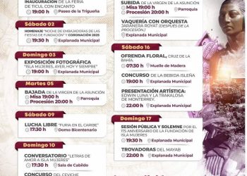 Isla Mujeres celebra 175 años de su fundación con llamado al orgullo local