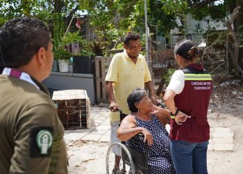 Limpieza de basurero clandestino en la SM 77 busca recuperar espacios públicos en Cancún