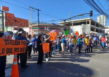 Más Protestas en el SNTE de Nuevo León por el Pago de Pensiones