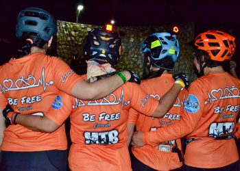 Más de 100 ciclistas participan en la tercera edición de Rodando Cancún, rodada por la paz 2