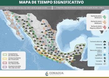 Prevén lluvias fuertes para Quintana Roo, advierte el SMN