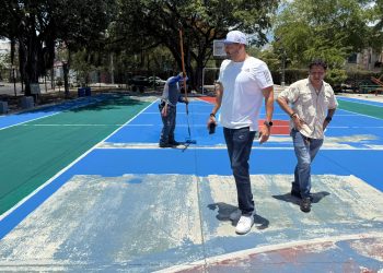 Rehabilitan el Parque Deportivo San Ángel en la Supermanzana 50