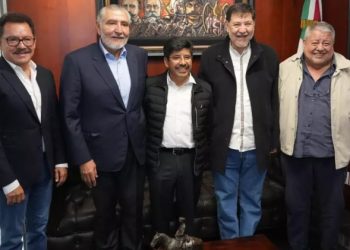 «Se alista el relevo en la Corte, Hugo Aguilar coordina toma de protesta con líderes del Senado»