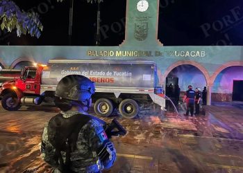 Violencia en Tzucacab tras muerte de interno genera indignación