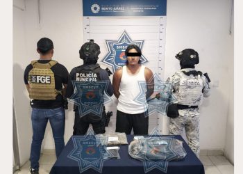 Detenido en Cancún por delitos contra la salud durante operativo “Blindaje Cancún”