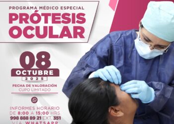 El DIF de Benito Juárez impulsa un programa de prótesis ocular gratuito