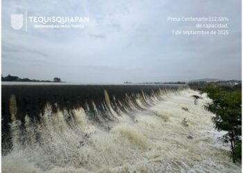 Alerta máxima en Tequisquiapan por el nivel de la presa Centenario