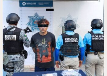 Arrestan a Sujeto por Delitos Contra la Salud en Cancún
